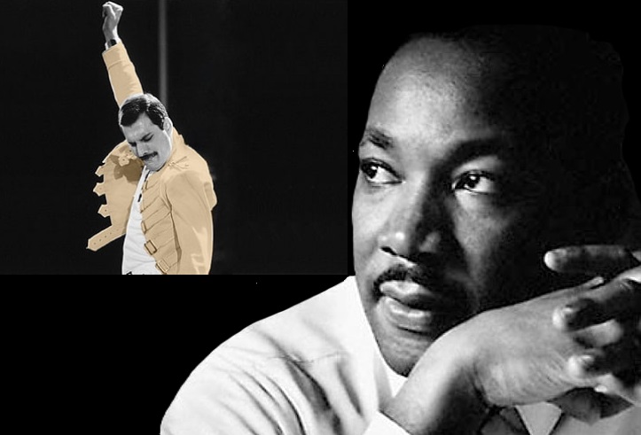 Martin Luther King e Freddie Mercury